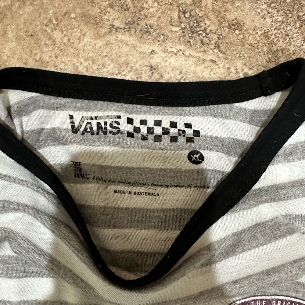 Vans Women’s striped shirt - Picture 3 of 5